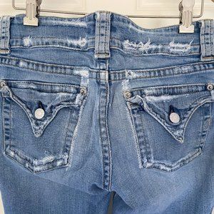 Marciano Distressed Bootcut Jeans – Size 32 – Extra Loved & Full of Character!